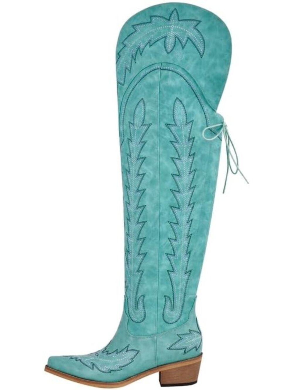 Over the Knee Adjustable Cowboy Boots for Women - Thigh High Cowgirl Style